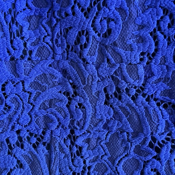 Judith & Charles blue lace dress size 4 - Picture 5 of 8